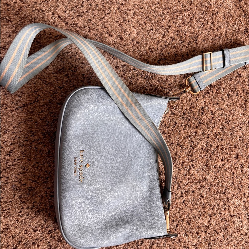 Kate Spade Light Gray Crossbody Bag